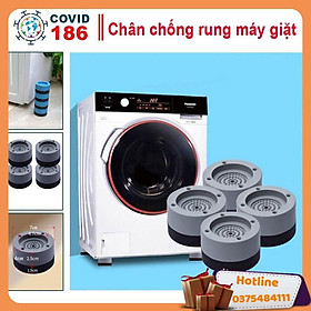 Mua Combo 4 Đế Cao Su Lót Chân Máy Giặt Chống Rung Chống Ồn Hiệu Quả  Đế Chống Rung Máy Giặt Làm Bằng Silicon - Hàng Loại 1