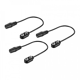 Set 3 Pin 9V Chuyển Đổi Snap Cho Guitar (2.1mm x 5.5mm)