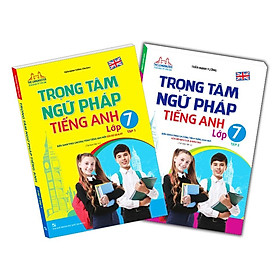 Sách - Combo trọng tâm ngữ pháp tiếng Anh lớp 7 (T1+T2)