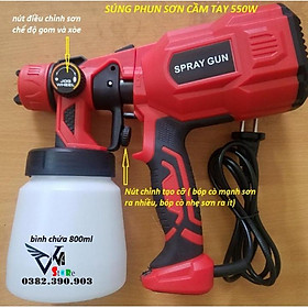 Máy phun sơn điện cầm tay - máy phun sơn điện 550w