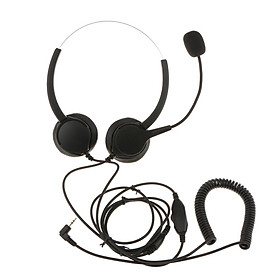 Dual Ear Telephone Headset Noise Cancelling Headset w/ Mic for Phone sales