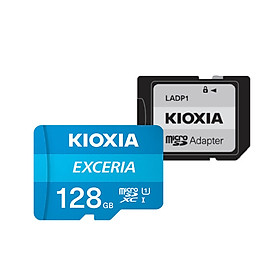 Thẻ nhớ 128GB Micro SDHC Exceria UHS-1 C10 100MB/s Kioxia (Có Adapter) - Hàng Chính Hãng