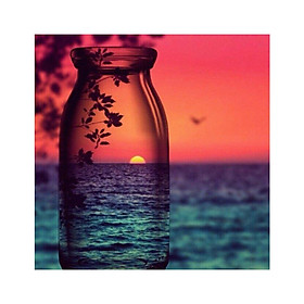 Cup Sunset Scenery E087 5D DIY Diamond Painting Embroidery Needlework Painting