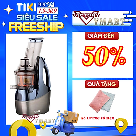 Máy Ép Trái Cây, Máy Ép Chậm UNIE UE-580 Tiêu Chuẩn Đức, Ép Kiệt Bã 99% Không Kẹt Máy Dung Tích 250 ML Công Suất 240 W - Hàng Chính Hãng