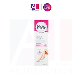 Kem tẩy lông chân, body da thường Veet Silky Fresh Hair Removal Cream Normal Skin For Body & Legs 100ml