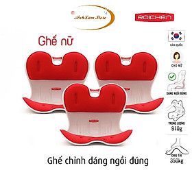 [Hàng chính hãng Roichen] COMBO 3 Ghế chỉnh dáng ngồi đúng - Roichen Hàn Quốc (Made in Korea). Dùng cho gia đình (Nam, Nữ, trẻ em)