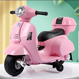 SIÊU RẺ Xe máy vespa cho bé Xe máy điện trẻ em sử dụng chân ga