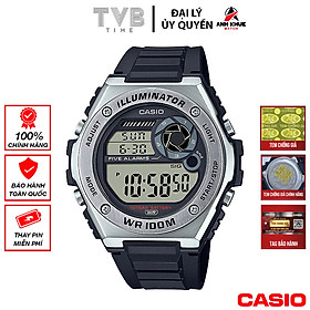 Đồng hồ nam dây nhựa Casio Standard chính hãng MWD-100H-1AVDF