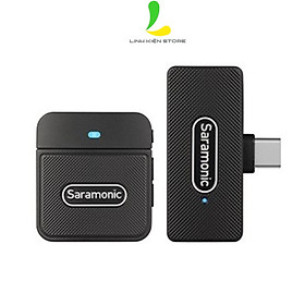 Hình ảnh Micro thu âm Saramonic Blink 100 B5 - Micro ghi âm hỗ trợ thiết bị Android, công nghệ truyền dẫn không dây 2.4GHz - Hàng nhập khẩu