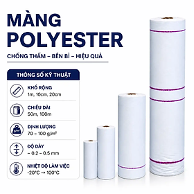 Vải Polyester Phủ Chống Thấm Mái Nhà Tường Nhà Khe Nứt Tiện Dụng Đa Năng Khổ 1m/10cm