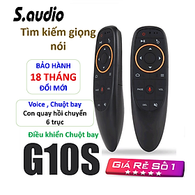 Mua Điều khiển giọng nói G10S tích hợp voice chuột bay cho đầu Tivi Box    dùng cho tivi Android các loại - bản chất lượng - BH 18 tháng