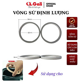 Combo 2 vòng Sứ ấm Sắc Thuốc, Cô Đặc Dùng Cho Các Loại siêu thuốc tự động (Loại Mài nhẵn), hàng nhập khẩu chính hãng