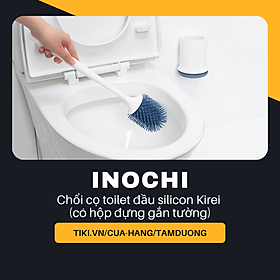 Mua Chổi cọ toilet đầu silicon Inochi Kirei (có hộp treo gắn tường)