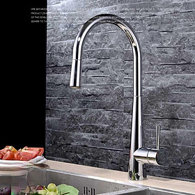 VÒI RỬA CHÉN BÁT ROSLER-168, NÓNG & LẠNH - CÓ DÂY RÚT KÉO DÀI, ĐỒNG MẠ CHROME, AN TOÀN, BỀN BỈ