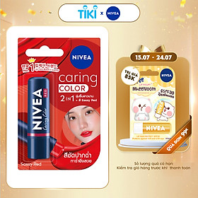 Son Trang Điểm Dưỡng Môi NIVEA Sassy Red Đỏ Quyến Rũ 4.8 g - 88058