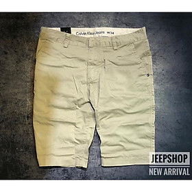 Quần ngắn_short kaki C.K_dã ngoại_du lịch_phượt - Kem
