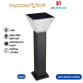 Mua Đèn Sân Vườn Đèn Trang Trí Sân Vườn Năng Lượng Mặt Trời 5W V800 Chống Nước IP65 | Phúc Thịnh Solar