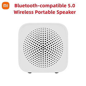 Loa di động Xiaomi Xiaoai Loa kết nối không dây 5.0 tương thích Bluetooth Loa sạc Loa hoạt động với sinh viên Xiaoai Color: 2pcs Round