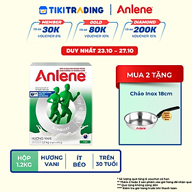 Sữa Bột Anlene Hương Vanilla (Hộp Giấy 1,2kg)