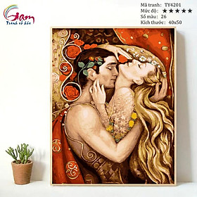 Mua Tranh tô màu theo số Tình yêu nồng nàn TY4201