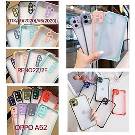 Ốp Điện Thoại Nhám Trong Suốt Chống Sốc Bảo Vệ Camera Cho Realme 5 / 5i / 6i / C3 Realme 6 Pro 5 Pro Realme C11 Realme C15 C3