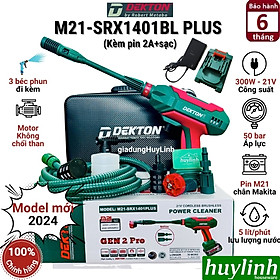 Mua Máy xịt rửa xe dùng pin Dekton M21-SRX1401BL PLUS (GEN 2 PRO) - Motor không chổi than  Mẫu mới 2024