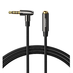 Mua Ugreen 20495 Cáp âm thanh 3.5mm nối dài hổ trợ Hi-Fi Stereo TRRS dài 2M 4 khấc Màu Đen 90 độ Hàng Chính Hãng