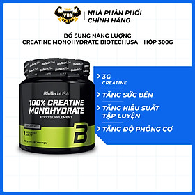 Bổ Sung Năng Lượng CREATINE MONOHYDRATE BiotechUSA 300g