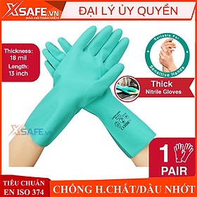 Mua Găng tay cao su Nastah NF1513 găng tay nitrile chống hóa chất - chống axit - dầu nhớt - không gây dị ứng  đổ mồ hôi tay