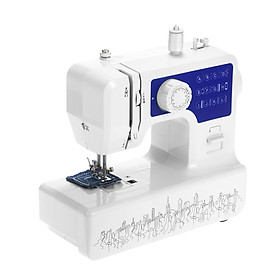 Portable Sewing Machine Electric with 12 Stitches Mini Multi-function Sewing Machine 2-Speed Reverse Sewing Foot Control