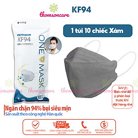 Khẩu trang KF94 thùng 300 cái - Công nghệ 3D Hàn Quốc kháng khuẩn, kt y tế, chống, lọc bụi mịn