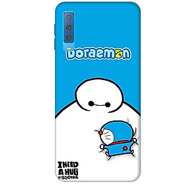 Ốp lưng dành cho điện thoại  SAMSUNG GALAXY A7 2018 Big Hero Doraemon