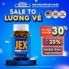 [Hộp 30v] Viên Uống Giảm Đau Xương Khớp JEX Ecogreen Tái Tạo Sụn Khớp