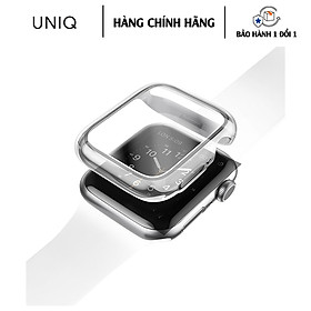 Ốp Lưng Cho Apple Watch Series 7 UNIQ Garde Hybrid With Screen Protection cảm ứng siêu nhạy 4H chống xước - Hàng chính hãng