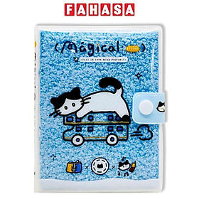 Sổ Teen A6 Có Nút Gài - 192 Trang - Esaer LB64K31-48065 - Màu Xanh Dương