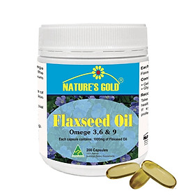 Omega3,6&9 (Flaxseed Oil 1000mg) - (200 viên/hộp)