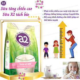 Sữa tăng chiều cao A2 không béo Skim Milk Powder high in Calcium - phát triển xương, răng ở trẻ, chống loãng xương ở người lớn - QuaTangMe Extaste