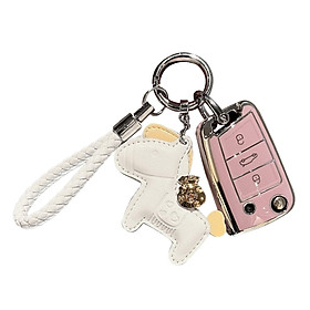 Car Key Cover Key Case with Key Chain Key Fob Cover for