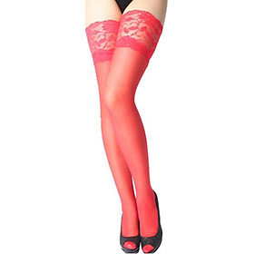 Vớ dài qua đầu gối nữ - đỏ