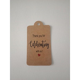 100 tag giấy thanhk you