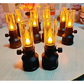 Mua Đèn Thờ cổ điển - dùng pin thiết kế cổ điển trang trí dùng làm đèn thờ - giao mầu ngẫu nhiên - đen