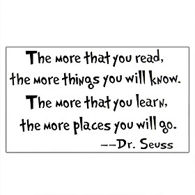 Hình Dán Chữ Trang Trí Nhà Cửa DR SEUSS