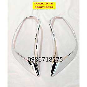 Ốp Viền Đèn Hậu Xe KIA Soluto 2023-2019 Nhựa ABS Mạ Crom Sáng Bóng