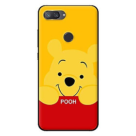 Ốp lưng in cho Xiaomi Mi 8 Lite mẫu Gấu Pooh 1 - Hàng chính hãng