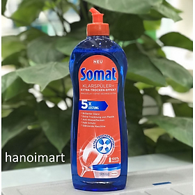 Nước rửa và làm bóng ly - bát somat klarspũler+ Extra-Trocken-Effekt 750 ml - Đức