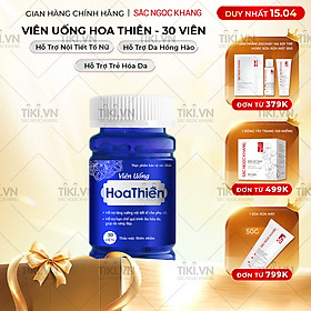 Viên Uống Hoa Thiên Hộp 30 Viên Giúp Đẹp Da Cân Bằng Nội Tiết Tố Cải Thiện Sinh Lý Nữ