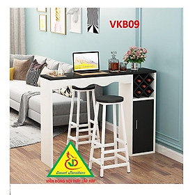 Mua Quầy bar mini kết hợp tủ rượu VKB09 ( không kèm ghế) - Nội thất lắp ráp Viendong Adv