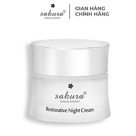 Kem Dưỡng Phục Hồi Chống Lão Hoá Ban Đêm Sakura Restorative Night Cream (30g)