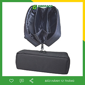 Hộp Đựng Bút Grepaco Bằng Vải Bố Canvas Tote Đẹp Nhiều Ngăn Đa Năng Dạng Túi Bóp Dụng Cụ Đồ Dùng Học Tập Học Sinh, Sinh Viên, Đồ Cá Nhân Văn Phòng Kiểu Cute Chống Xước, Chống Nước – Hàng Chính Hãng