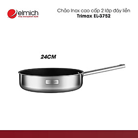 Mua Chảo Inox 2 lớp cao cấp đáy liền Elmich Tri-max XS | EL3751 size 20cm  24cm  26cm  28cm